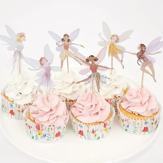 12 piece Fairy Cupcake Toppers
