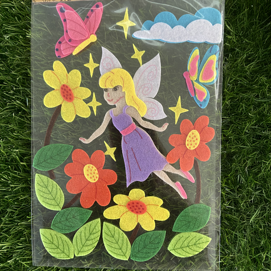 3D Felt Fairy Stickers