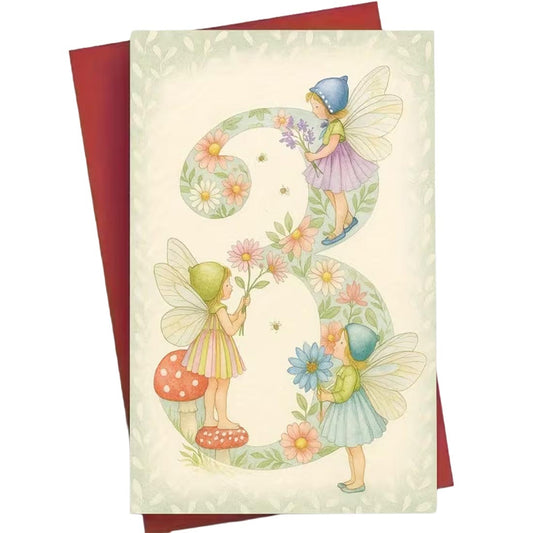 3rd Fairy Birthday Greeting Card