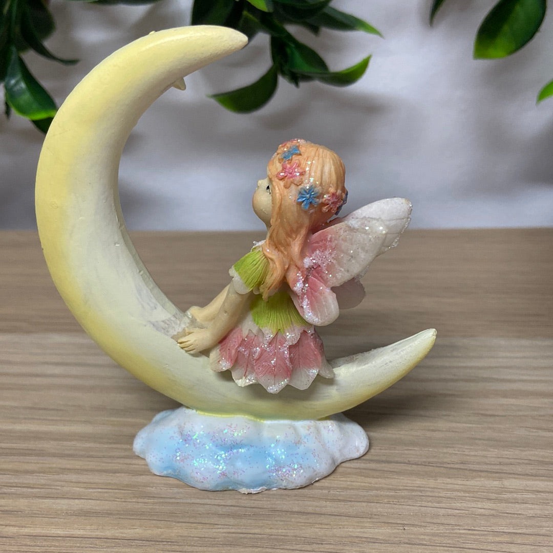 Stargazing Moon Fairy Figurine