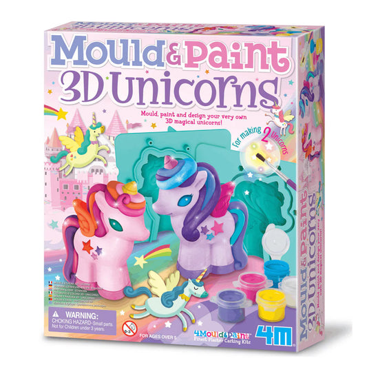 4M Mould & Paint - 3D Unicorns