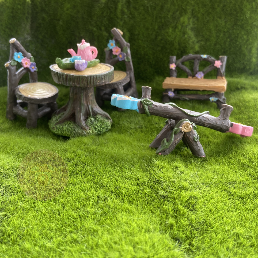 6 Piece Fairy Garden Accessory Set