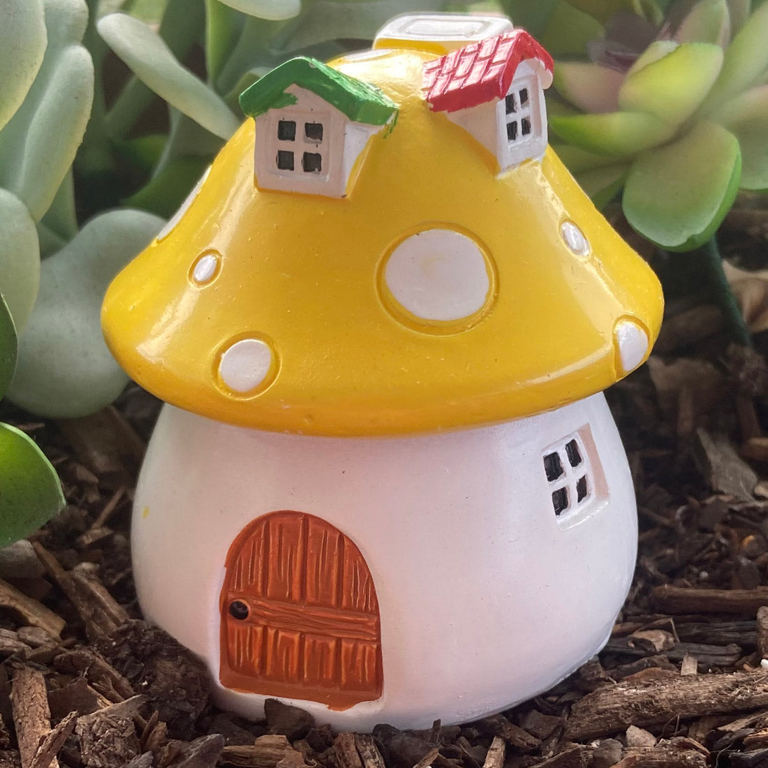 8cm Fairy Houses With Chimney