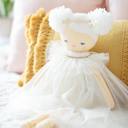 Ava Angel Doll 48cm Ivory Gold