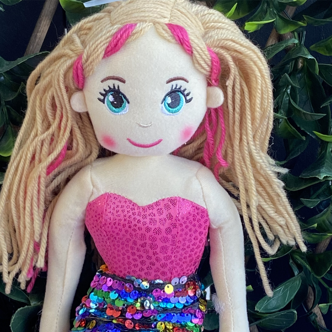 Ava The Rainbow Flip Sequined Mermaid Doll