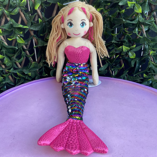 Ava The Rainbow Flip Sequined Mermaid Doll
