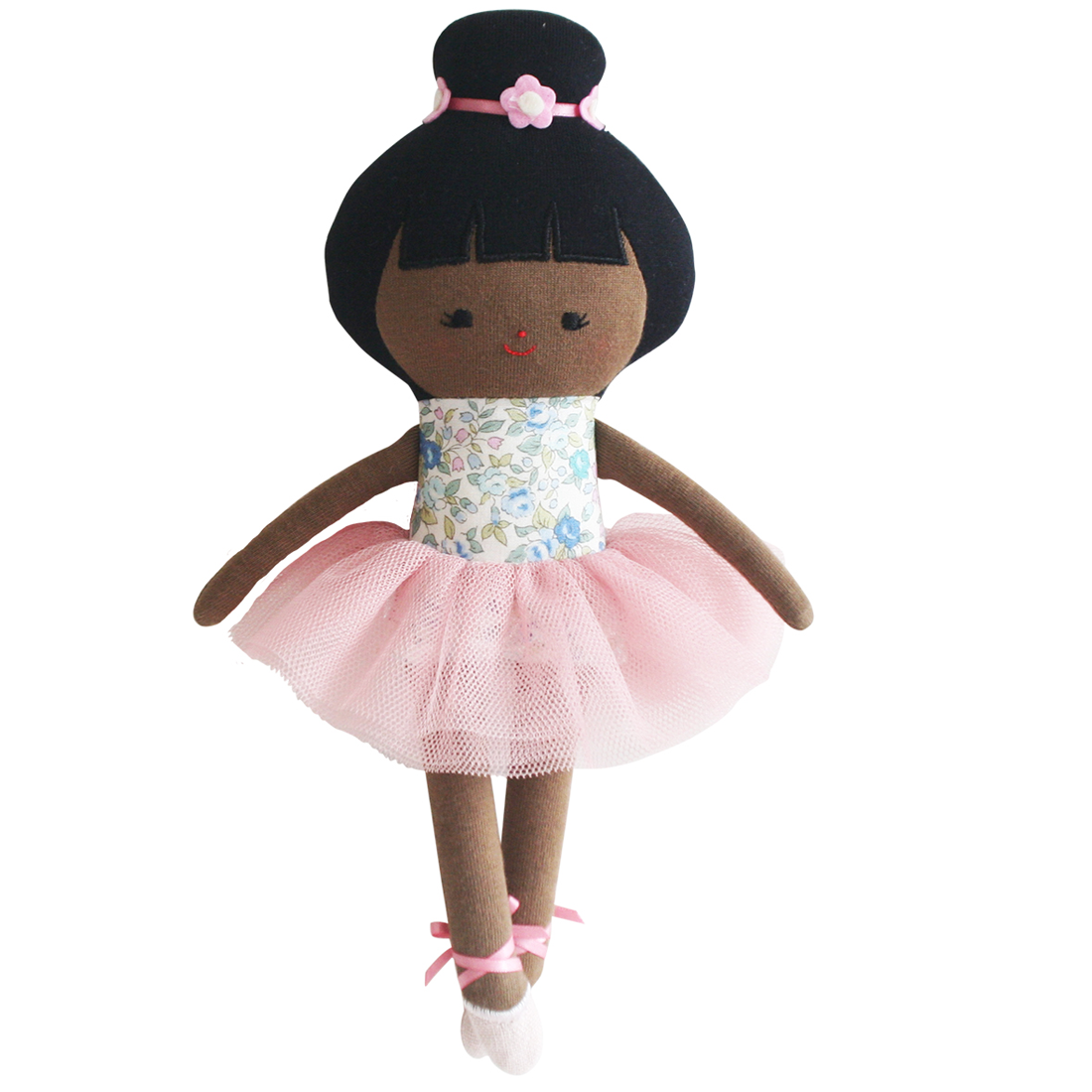 Baby Ballerina 25cm Blue Floral