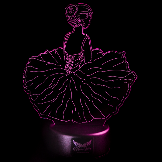 Ballerina 3D Colour Changing Light