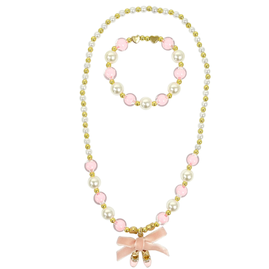 Ballerina Necklace & Bracelet Set