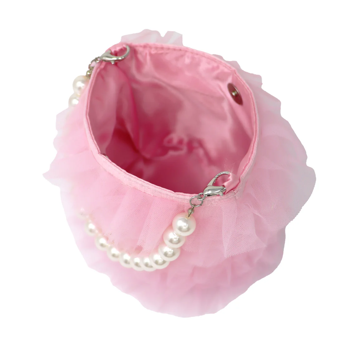 Ballerina Pink Ruffle Handbag