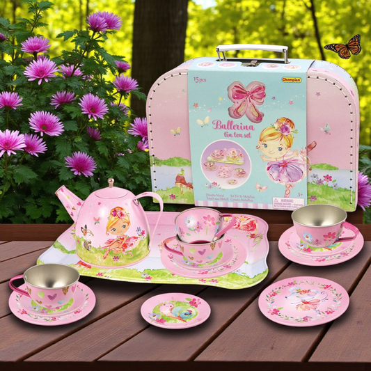 Ballerina Tin Tea Set in Case