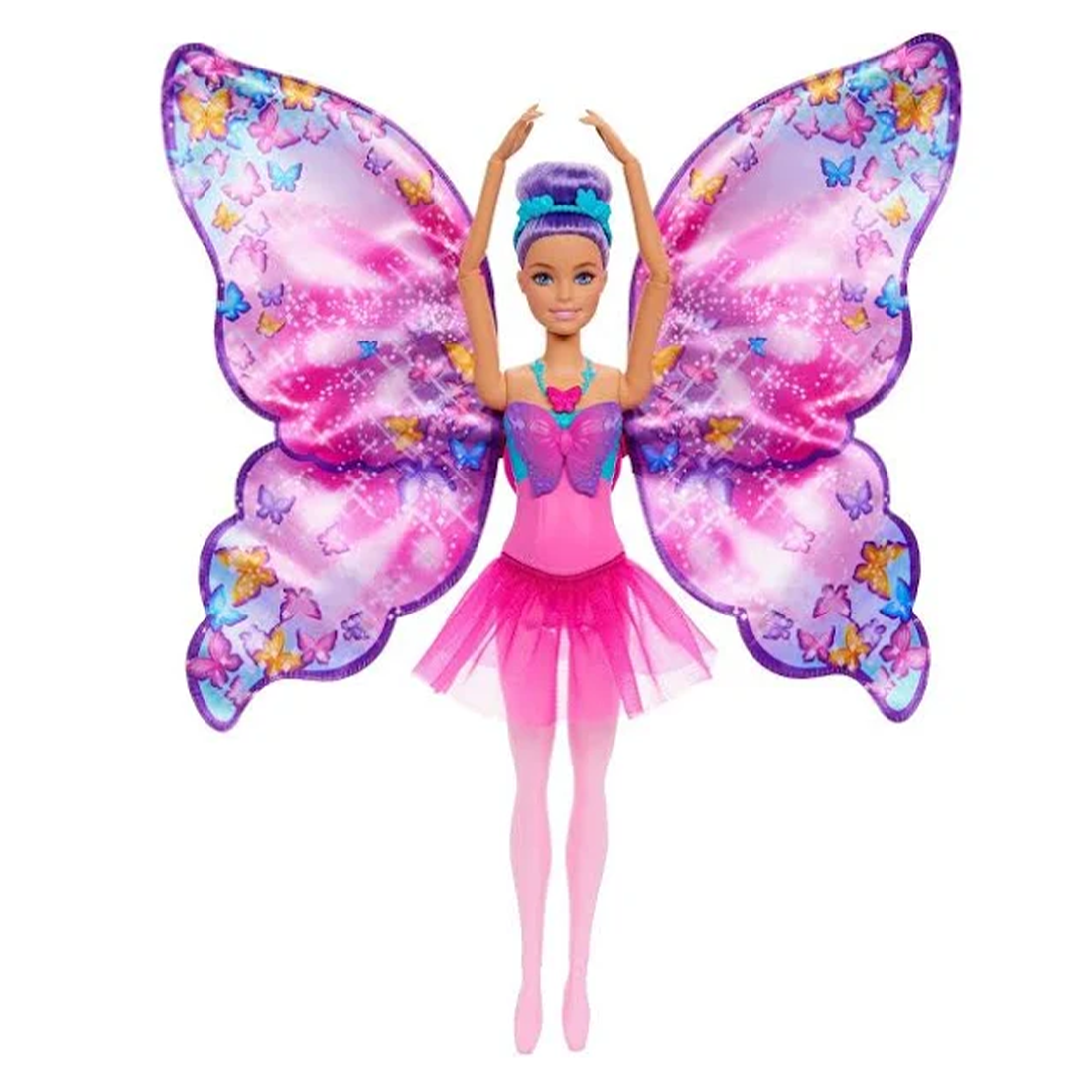 Barbie Dance and Flutter Doll with 2-in-1 Transformation from Dancer to Butterfly