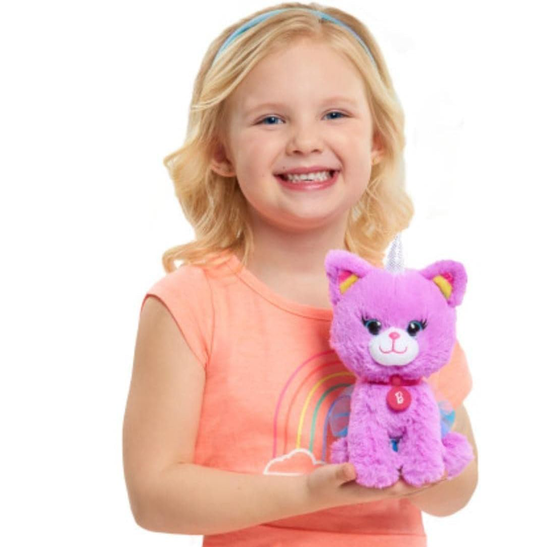 Barbie Pet Purple Unicorn Kitty Plush Toy