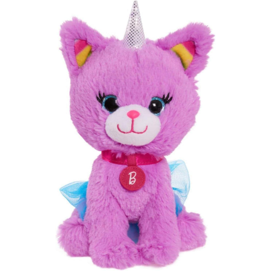 Barbie Pet Purple Unicorn Kitty Plush Toy