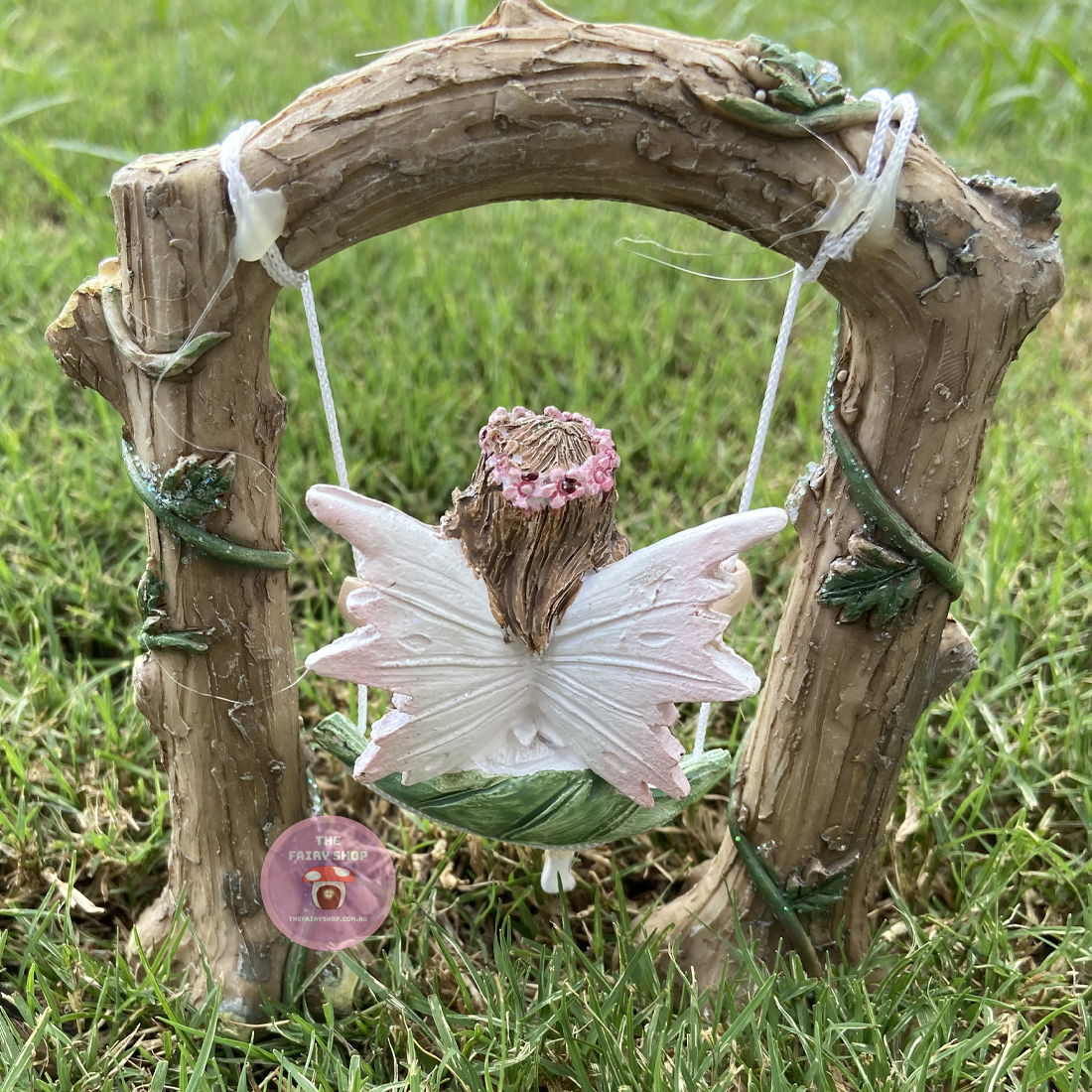 Beautiful Fairy on a Swing