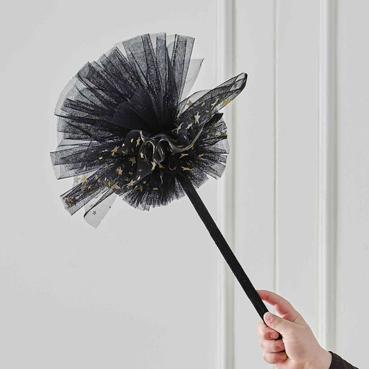 Black & Gold Star Witches Broom