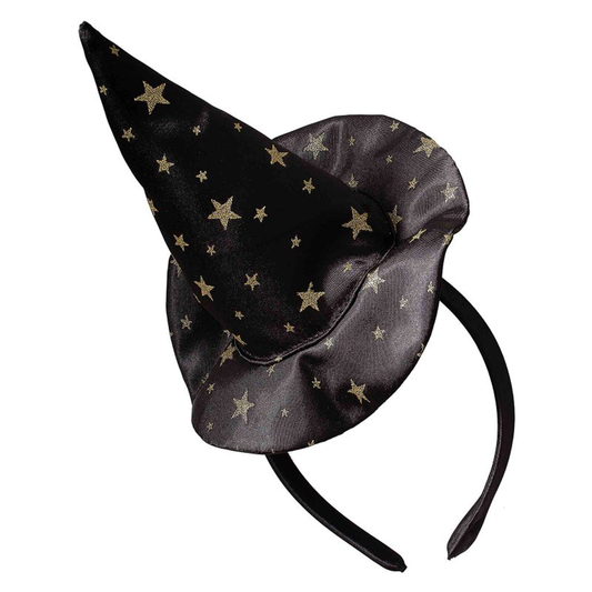 Black & Gold Star Witches Headband