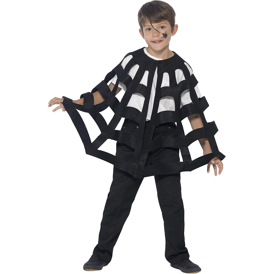 Black Spider Child Cape