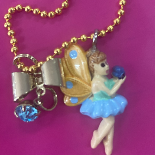 Blue Enchanted Fairy Necklace