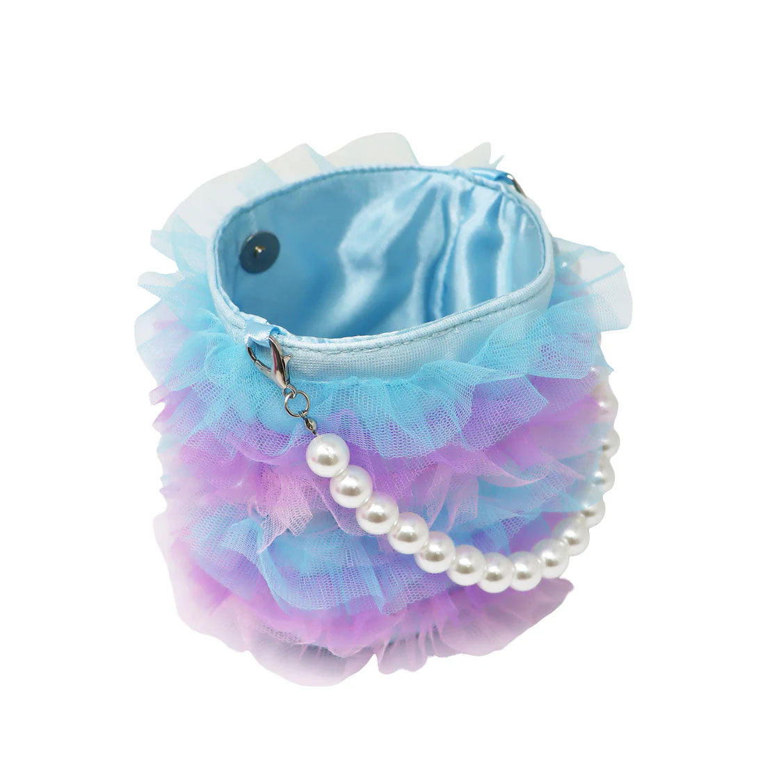 Blue Mermaid Ruffle Bag