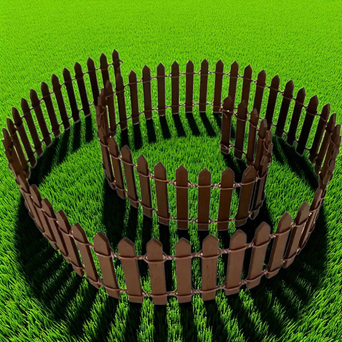 Brown Fairy Garden Fence 90cm x 5cm
