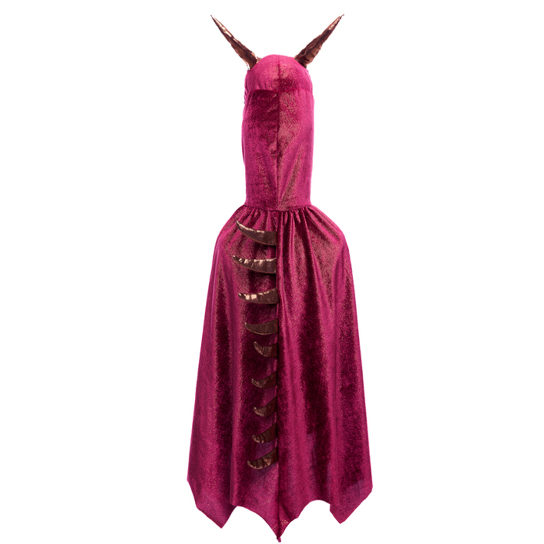Burgundy & Copper Starry Night Dragon - Size 5-6