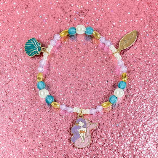 Calypso Mermaid Beaded Charm Bracelet