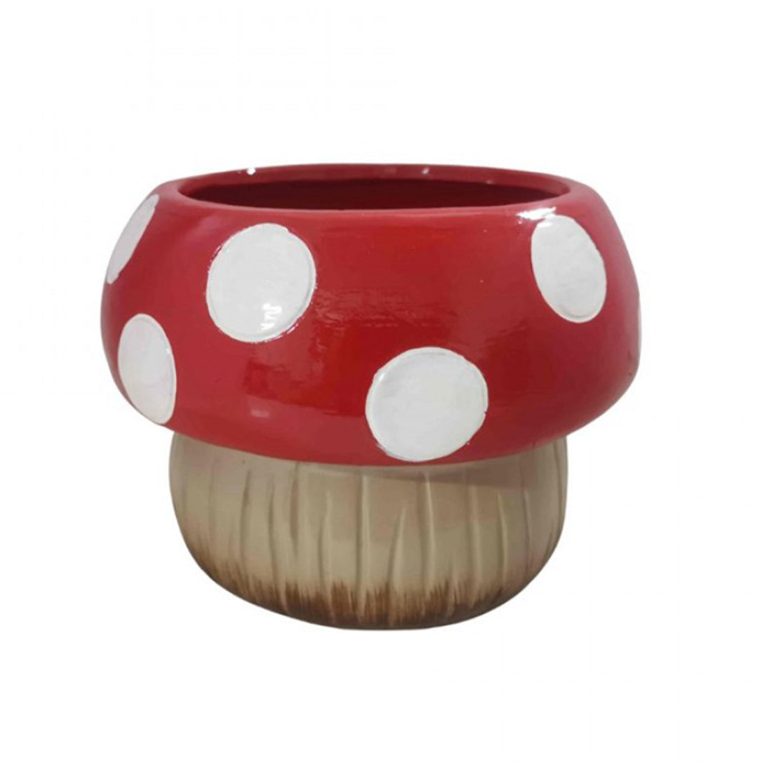 Ceramic Mushroom Shaped Pot