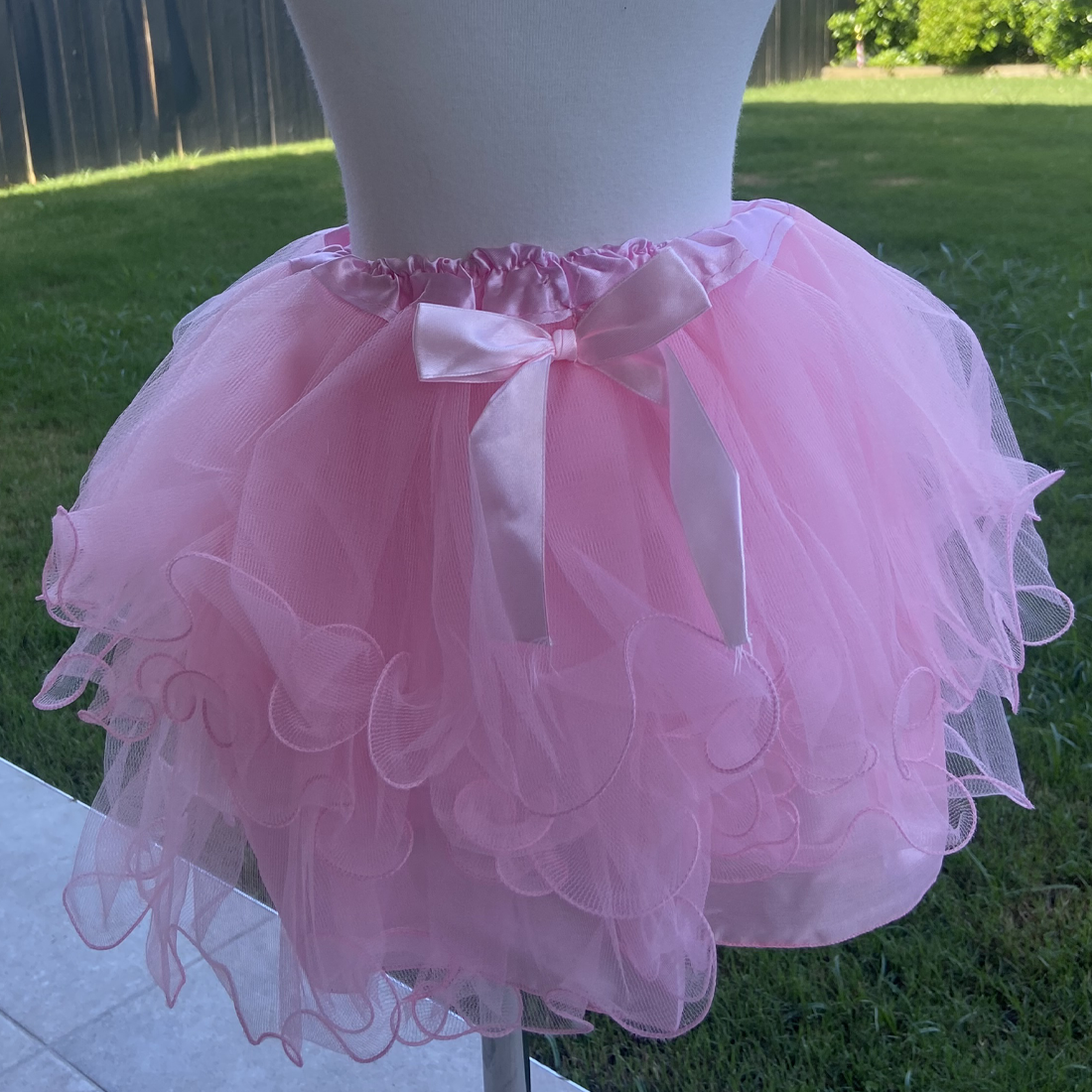 Child Pink Layered Tutu