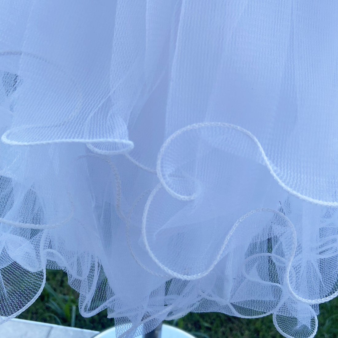 Child White Layered Tutu
