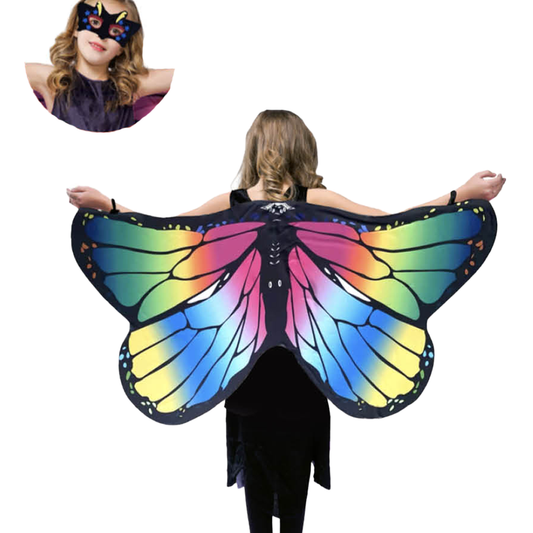Children Rainbow Butterfly Wings