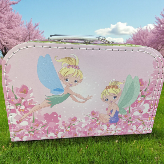 Childrens Fairy Tin Tea Set in Carry Case