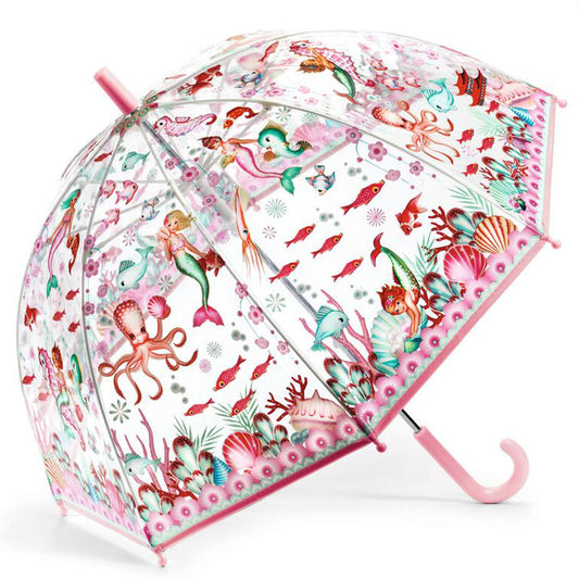 Children's Mermaid Clear Birdcage Umbrella