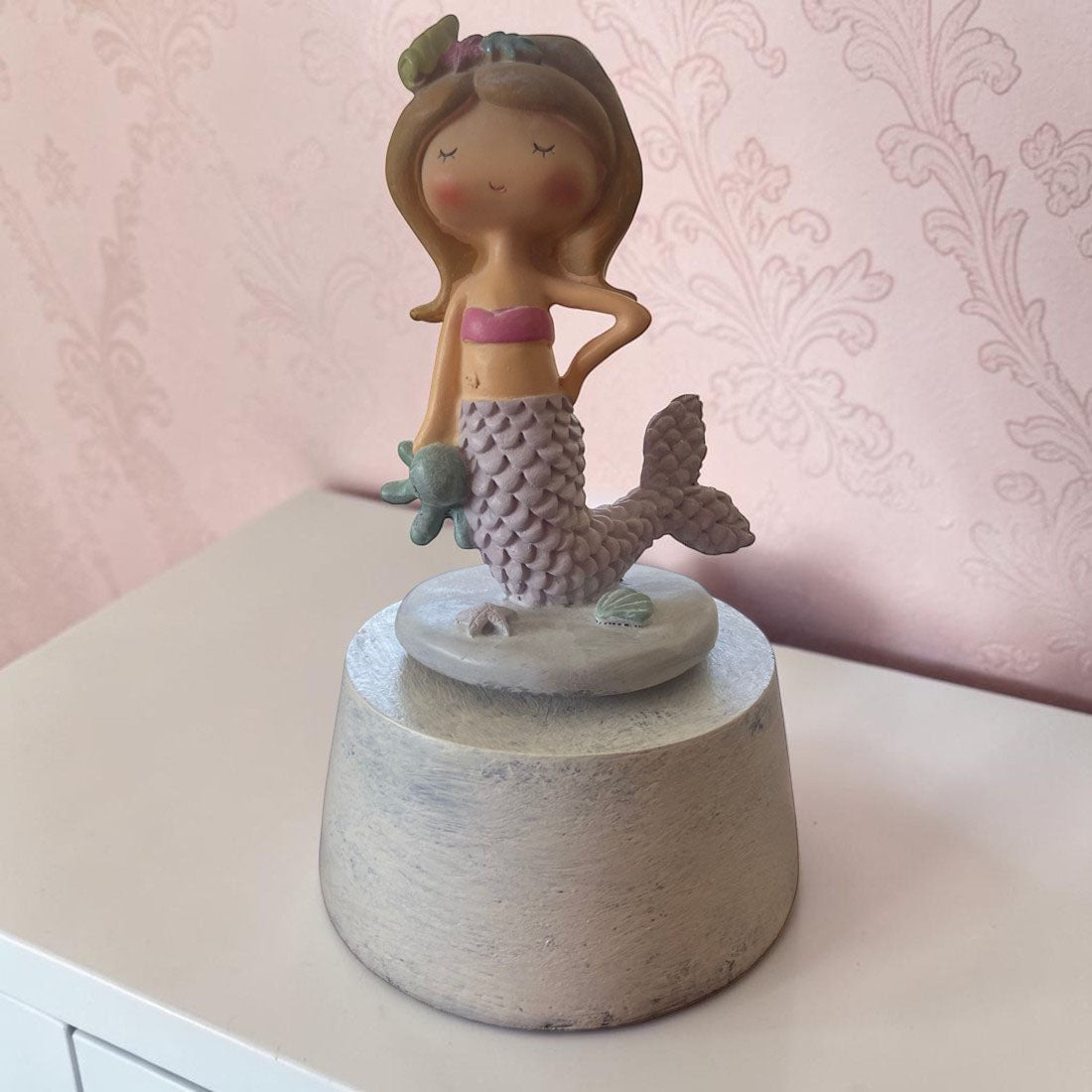 Children's Musical Mermaid Rotating Carousel