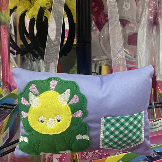 Child's Tooth Fairy Hanging Pillow Dragon Design