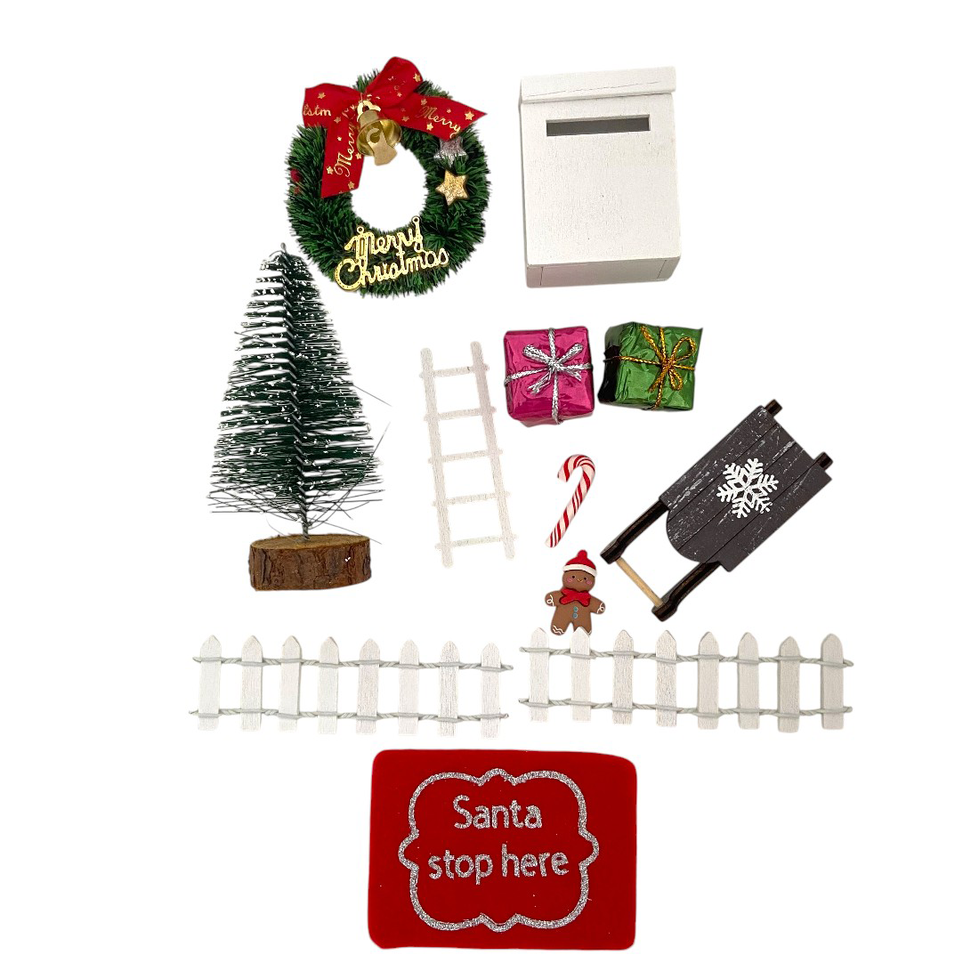 Christmas Fairy Door Accessory Set