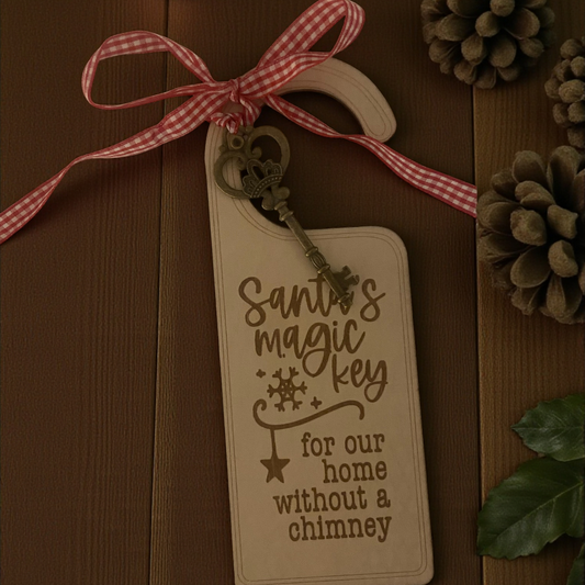 Christmas Santas Magic Key With Hanger