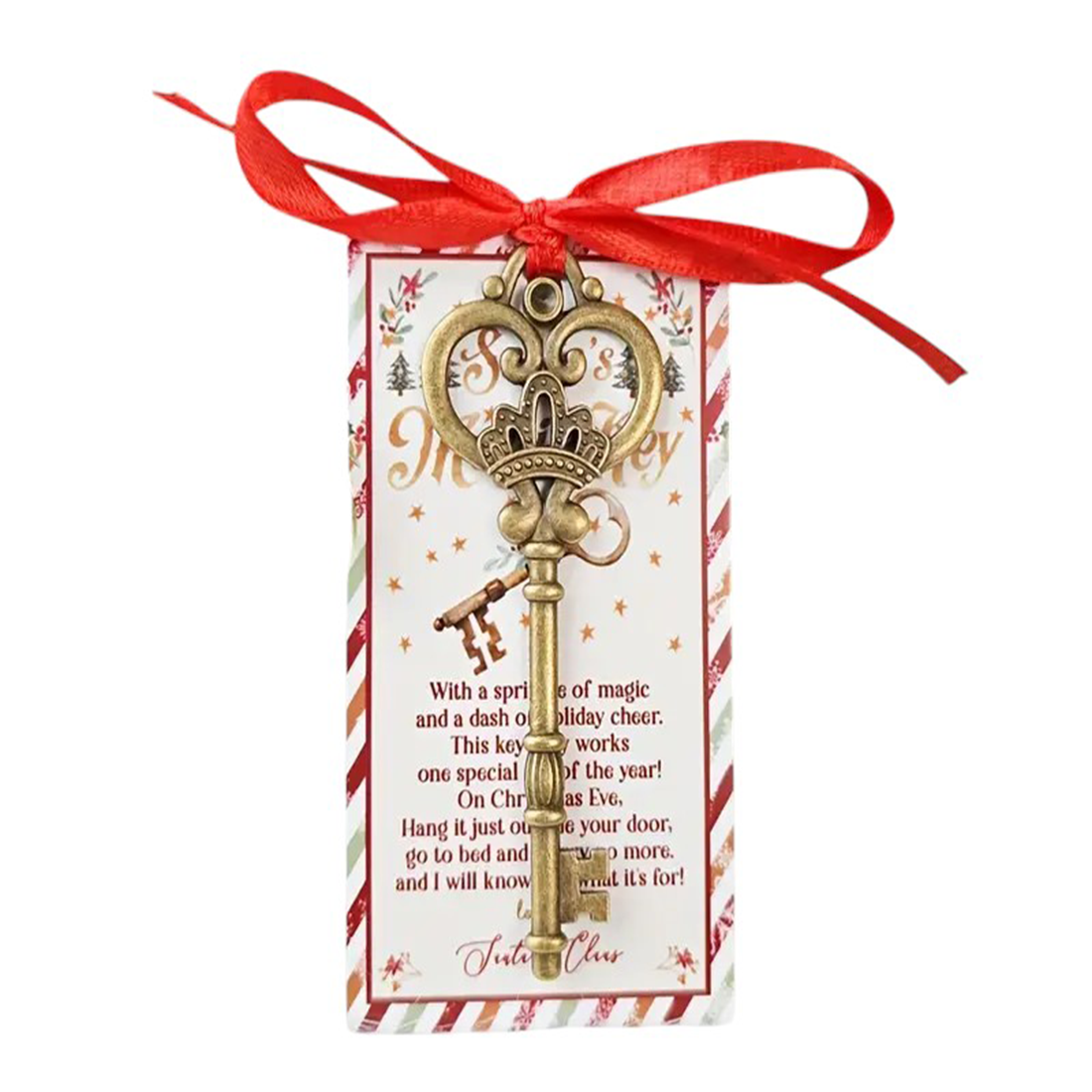 Christmas Santas Magic Key With Saying