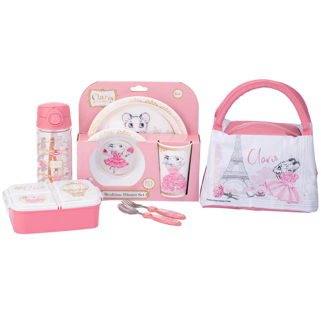 Claris The Mouse Compartment Lunch Box