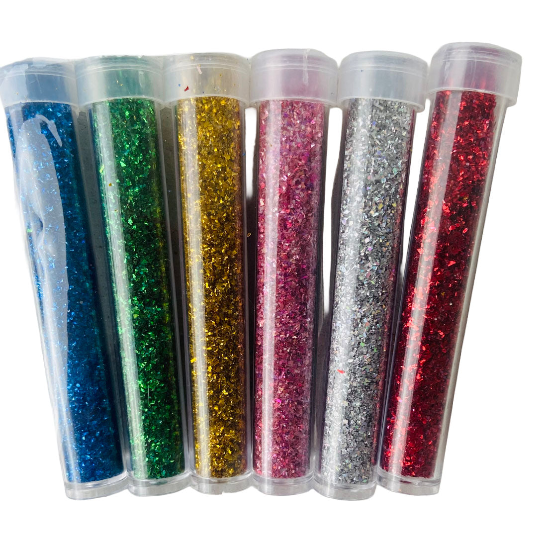 Colourful Glitter Tubes Pack 6