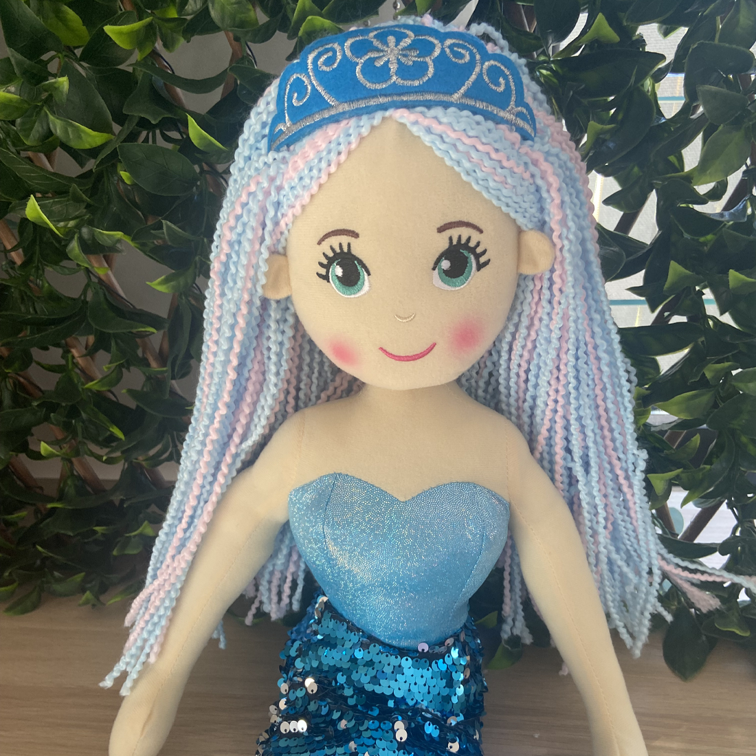 Cotton Candy 70cm Attina The Blue Sequin Mermaid