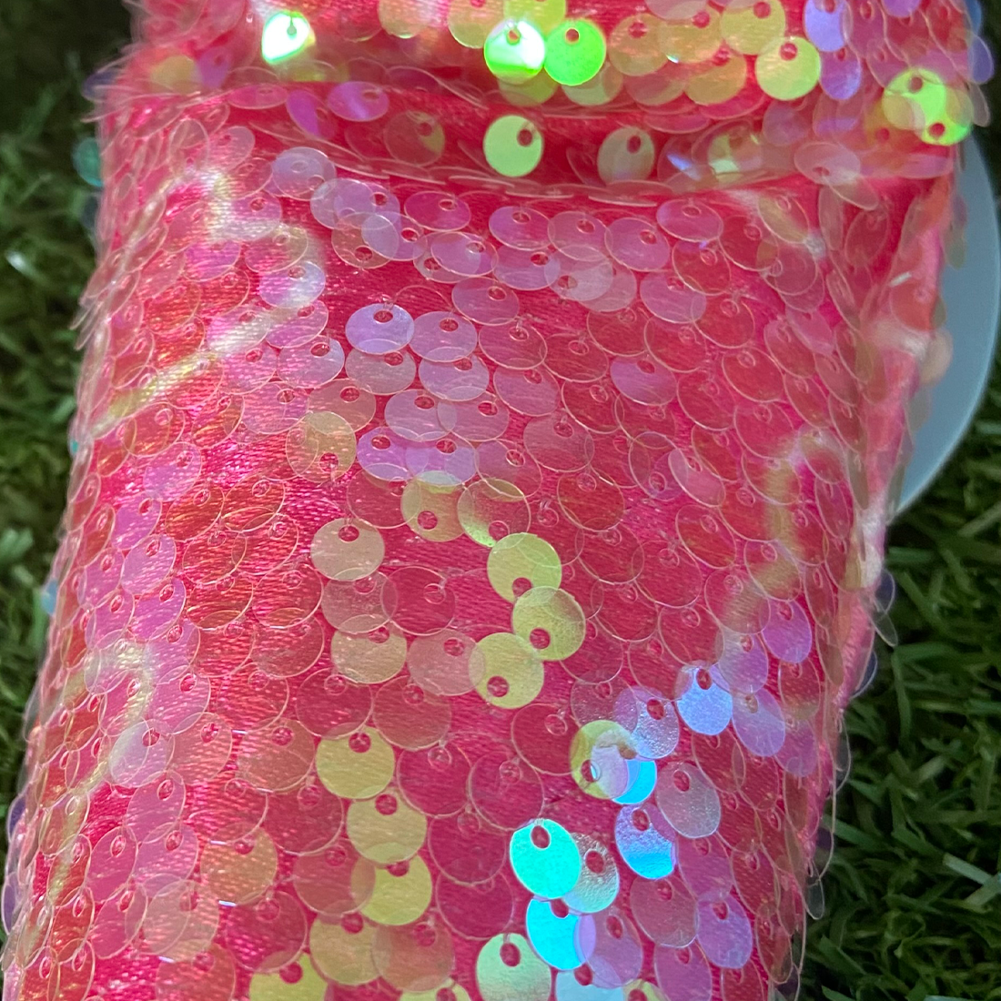 Cotton Candy Mia The Iridescent Pink and Silver Flip Sequined Mermaid Doll