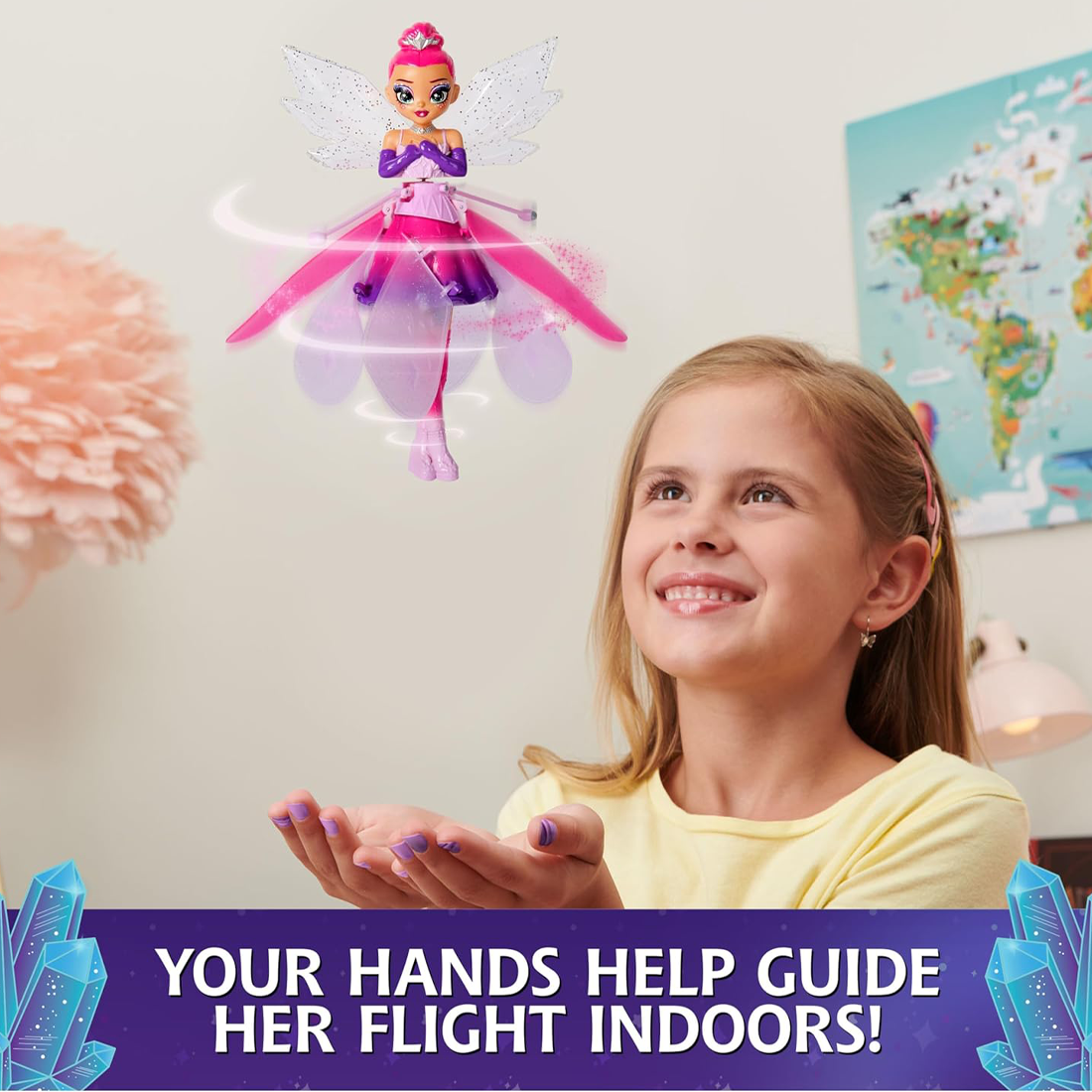 Crystal Flyers Magical Flying Doll