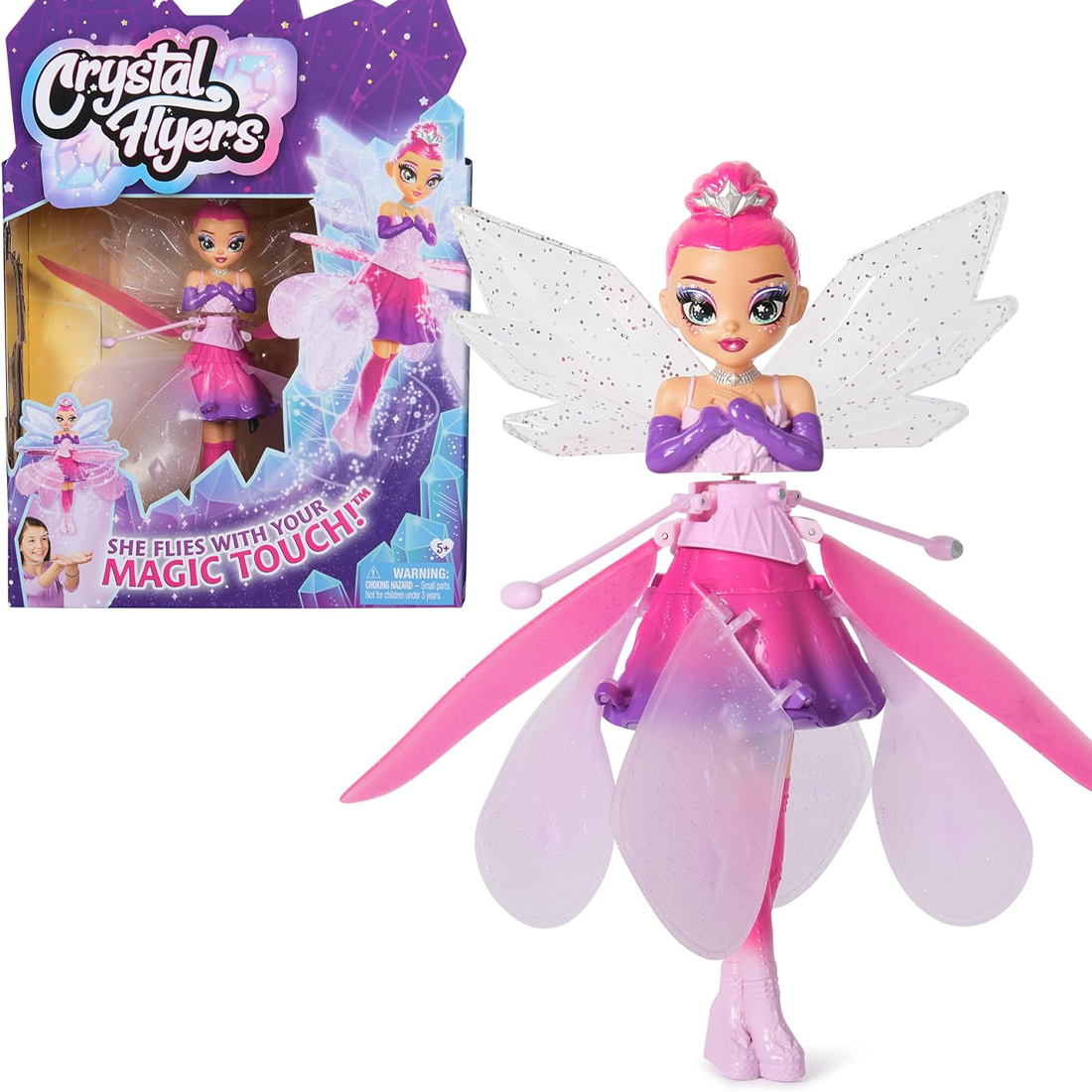 Crystal Flyers Magical Flying Doll