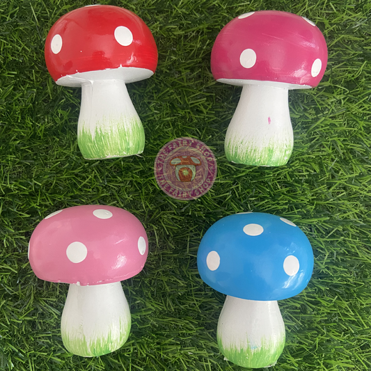 Cute Fairy Garden Mushrooms