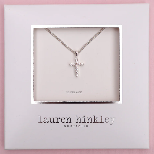 Diamante Cross Necklace