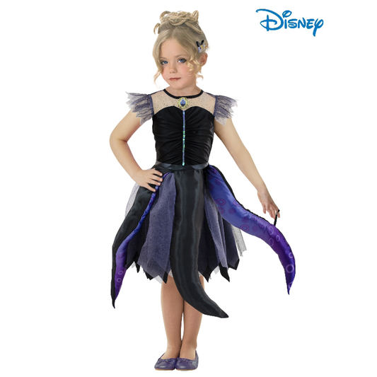 Disney The Little Mermaid Ursula Deluxe Girls Dress Up Costume