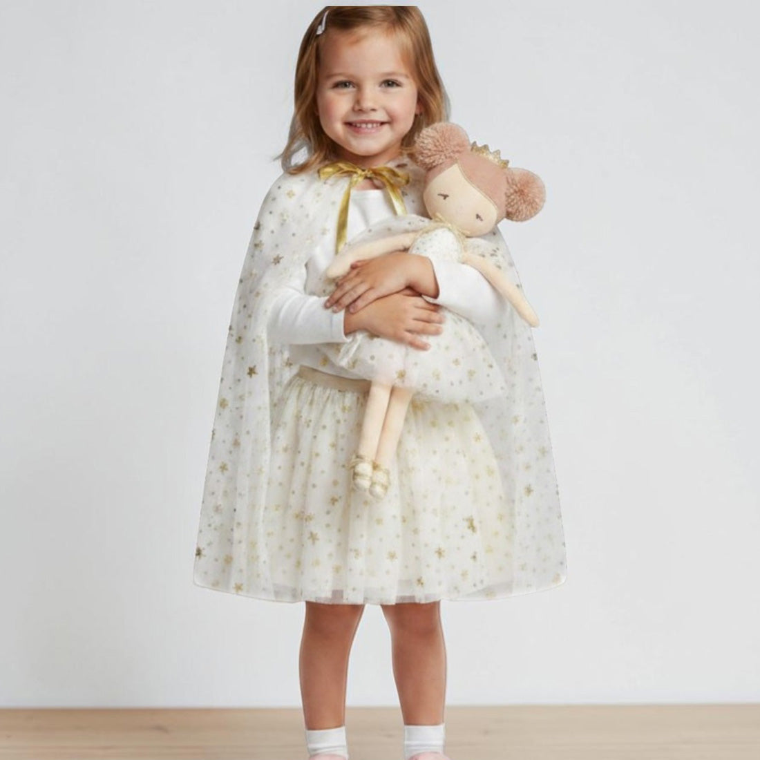 Dress Up Ivory Tutu With Gold Stars
