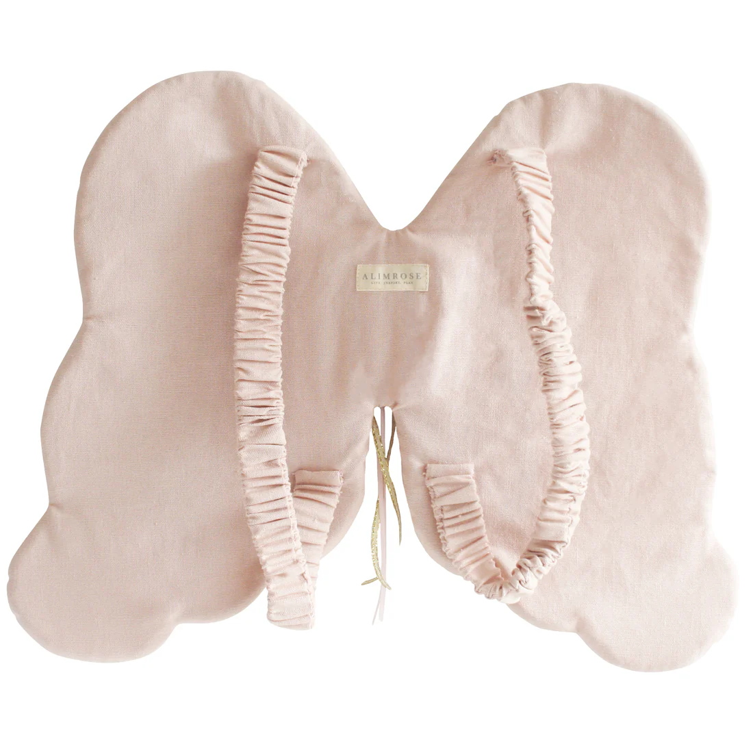 Dress Up Pink Linen Fairy Wings