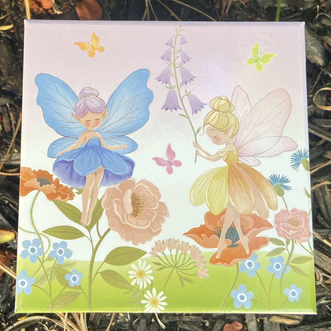 Enchanted Flower Fairy Friends Small Musical Jewellery Box